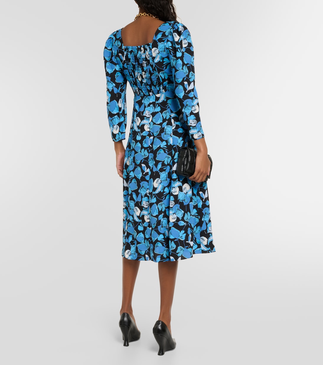 Joanna floral crêpe midi dress | Diane von Furstenberg