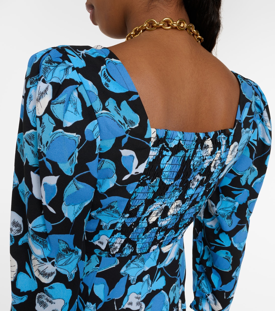 Joanna floral crêpe midi dress | Diane von Furstenberg