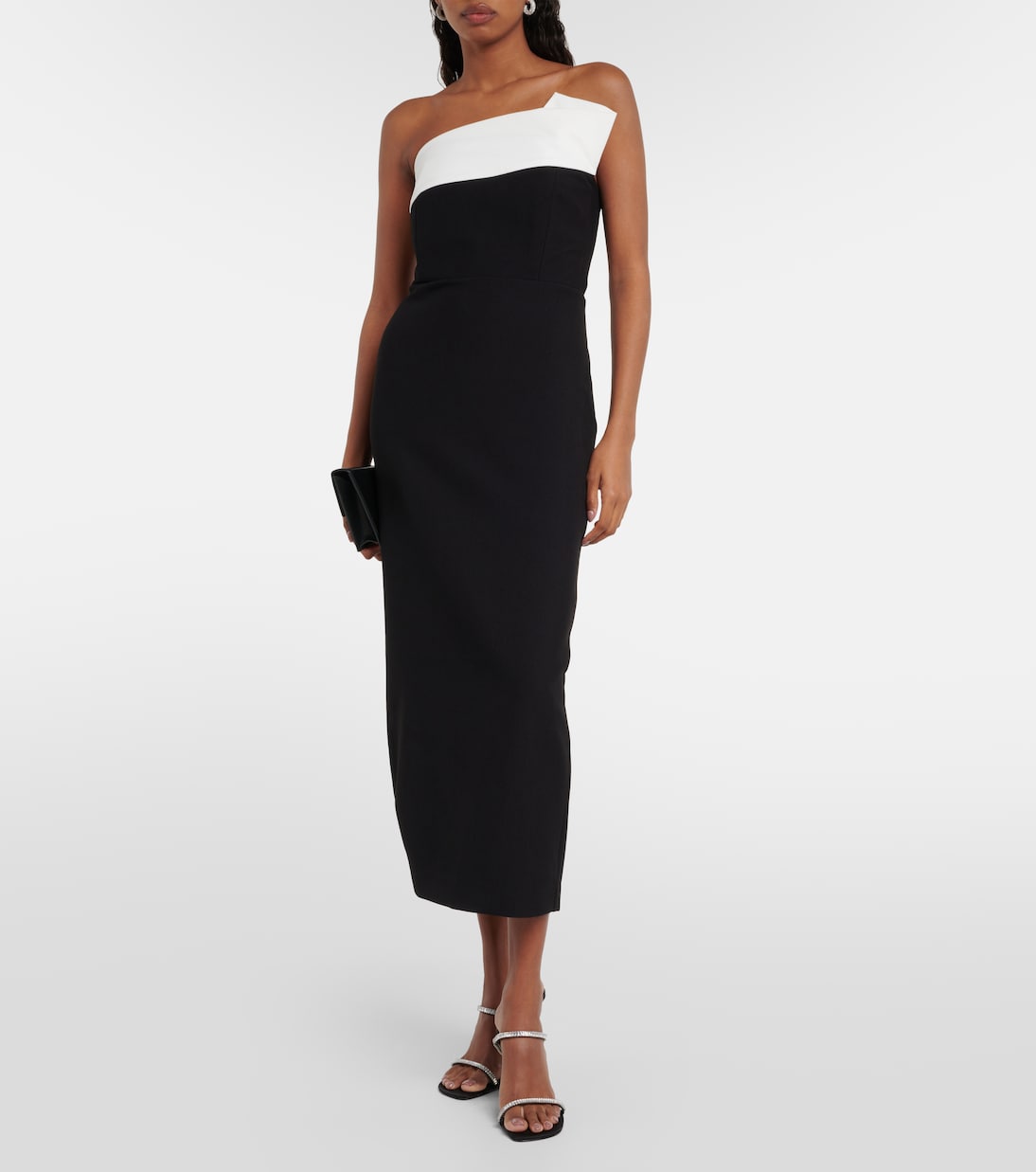 Midikleid aus Crêpe | Roland Mouret