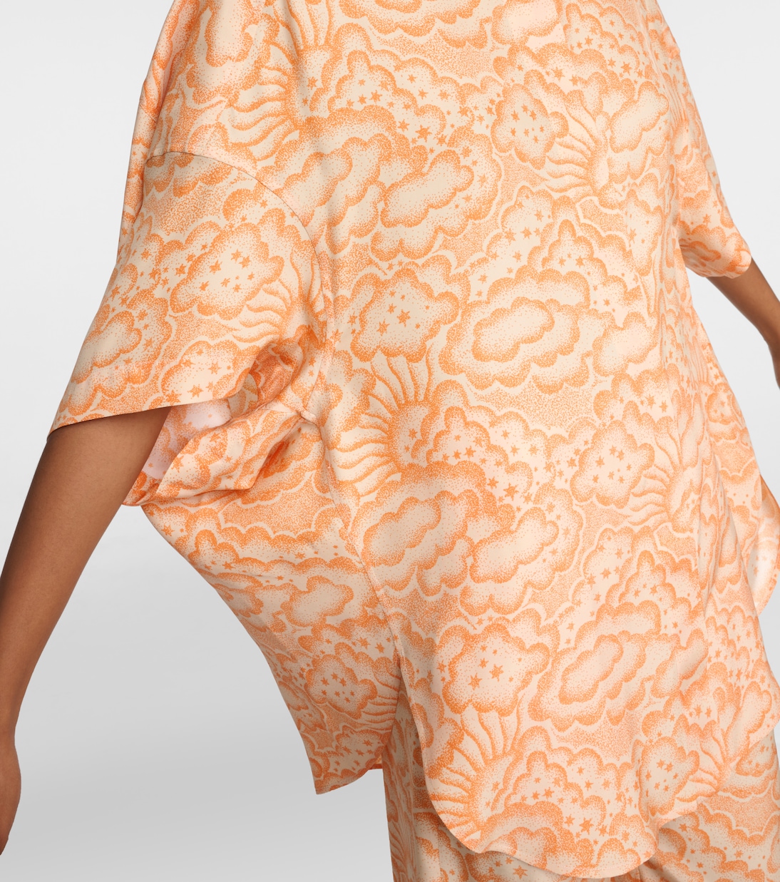 Bedruckte Bluse aus Seide | Stella McCartney