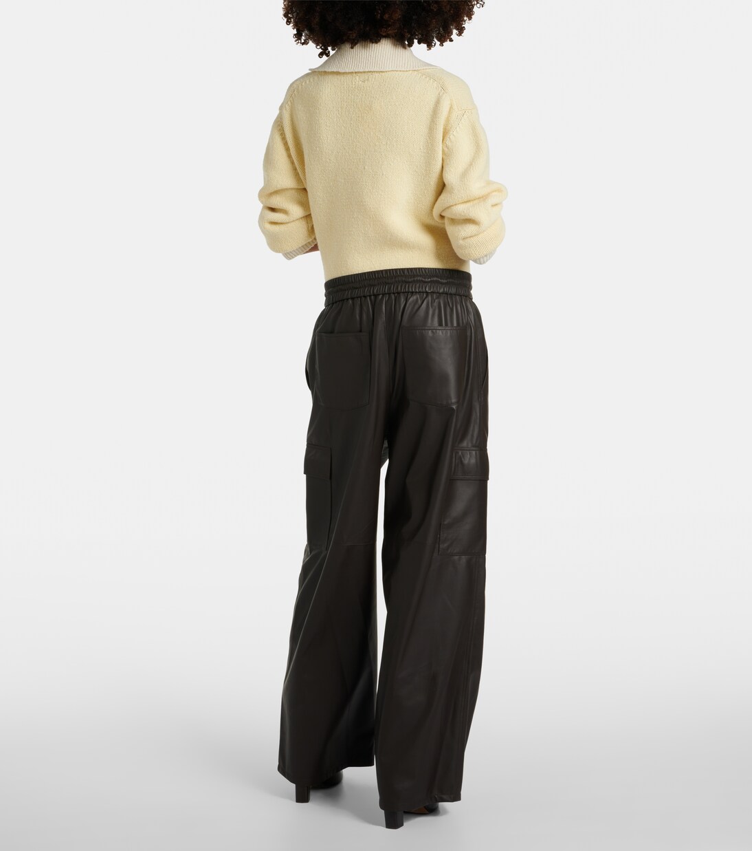 Cargohose aus Leder | Yves Salomon