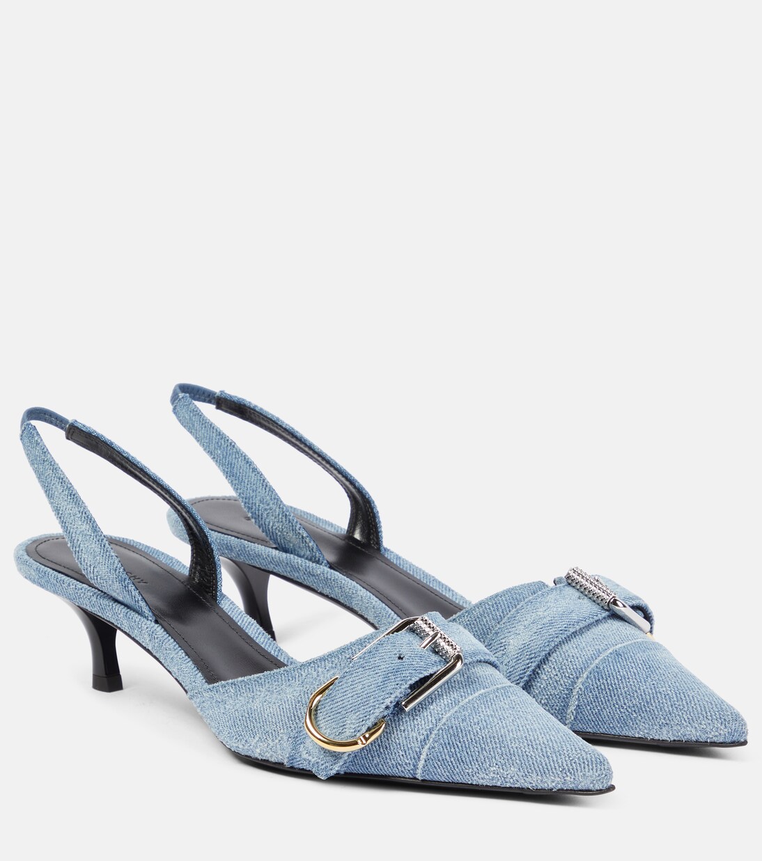 Voyou denim slingback pumps | Givenchy