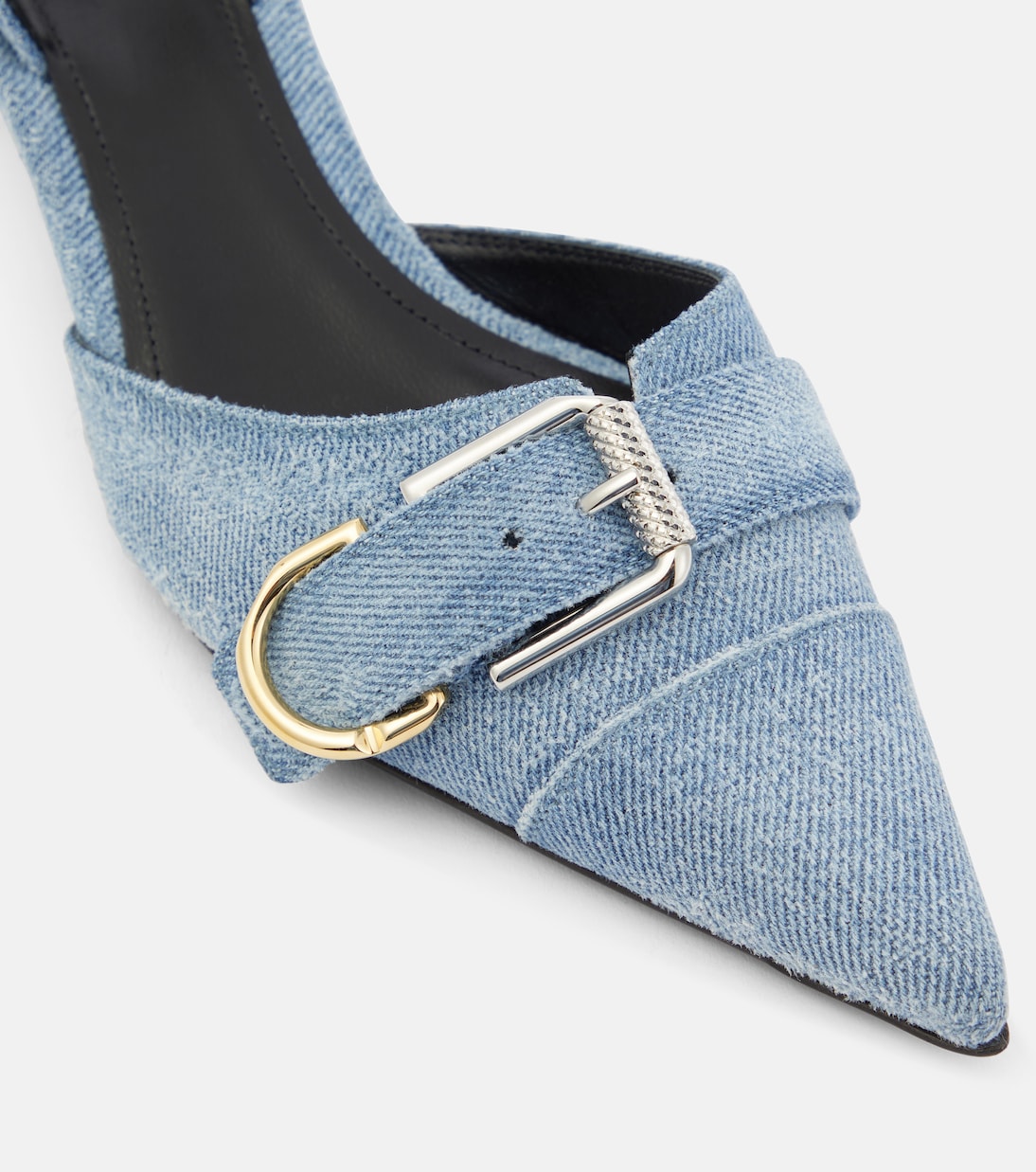 Voyou denim slingback pumps | Givenchy