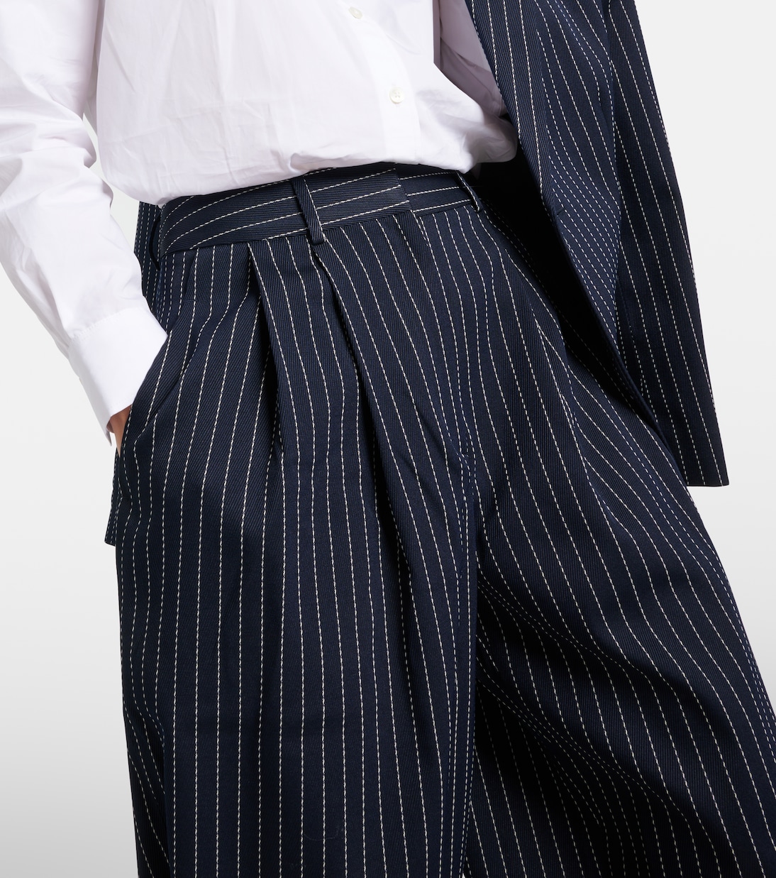 Weite Hose Ripley aus Twill | The Frankie Shop