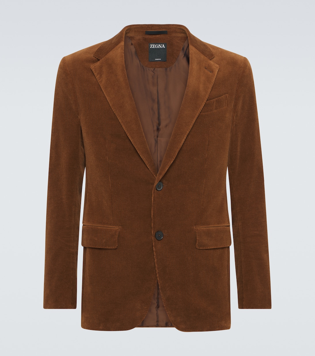 Blazer en velours côtelé de coton et cachemire | Zegna