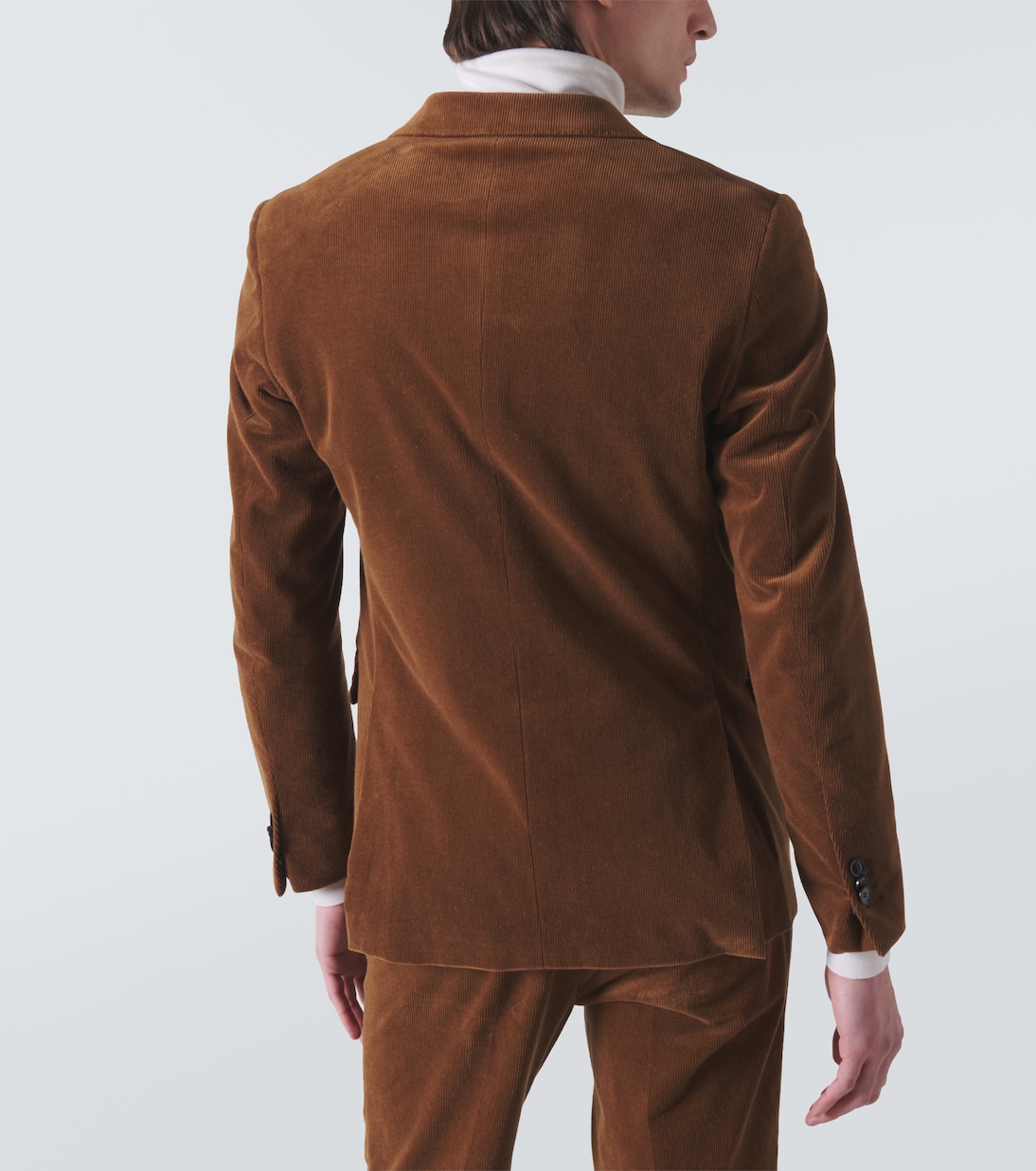 Blazer en velours côtelé de coton et cachemire | Zegna