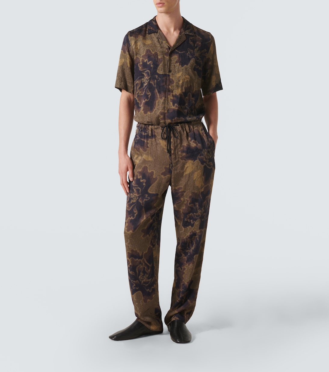 Printed straight pants | Dries Van Noten