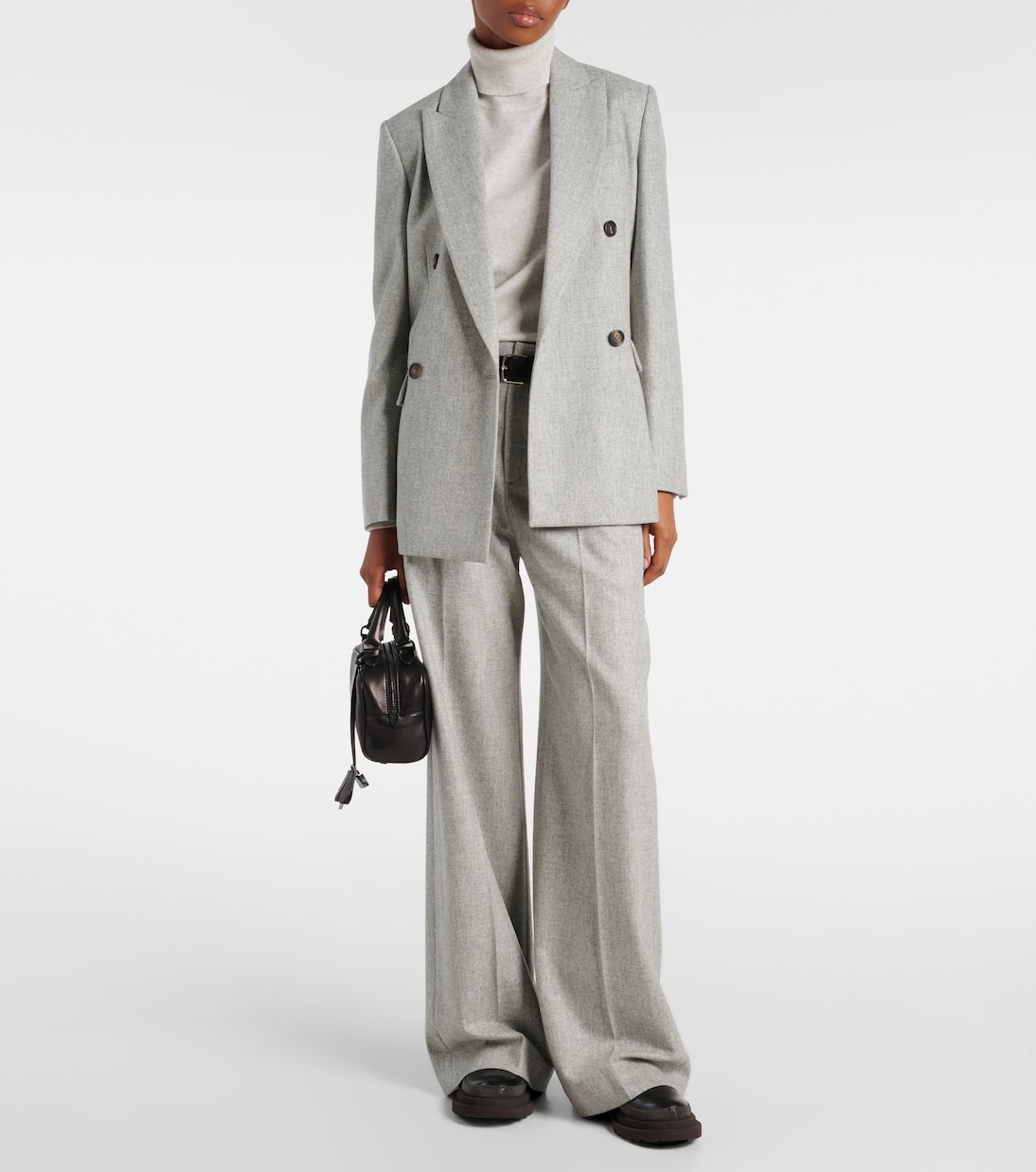 Blazer de franlea de lana y cachemir | Brunello Cucinelli