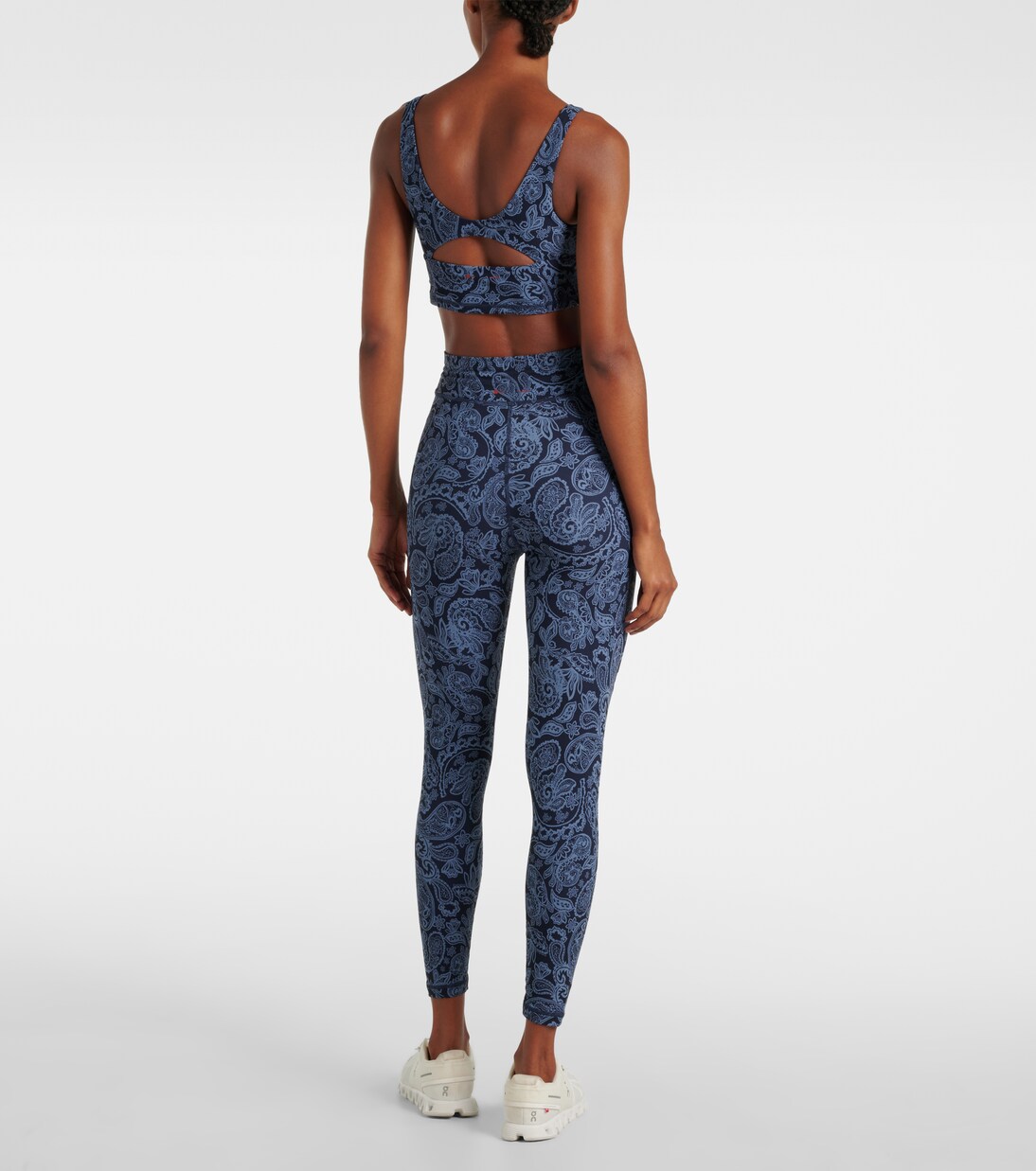 Peached Jade paisley sports bra | The Upside