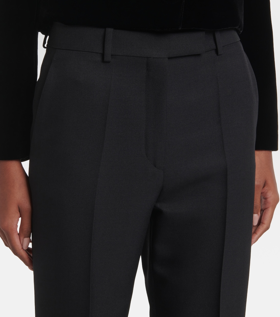Nash wool and silk straight pants | Loro Piana