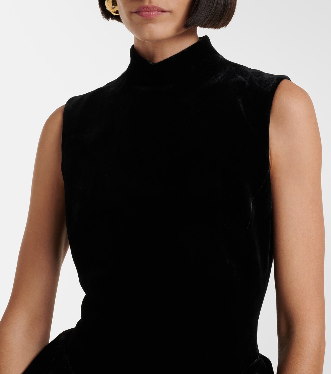 Velvet midi dress | Rasario