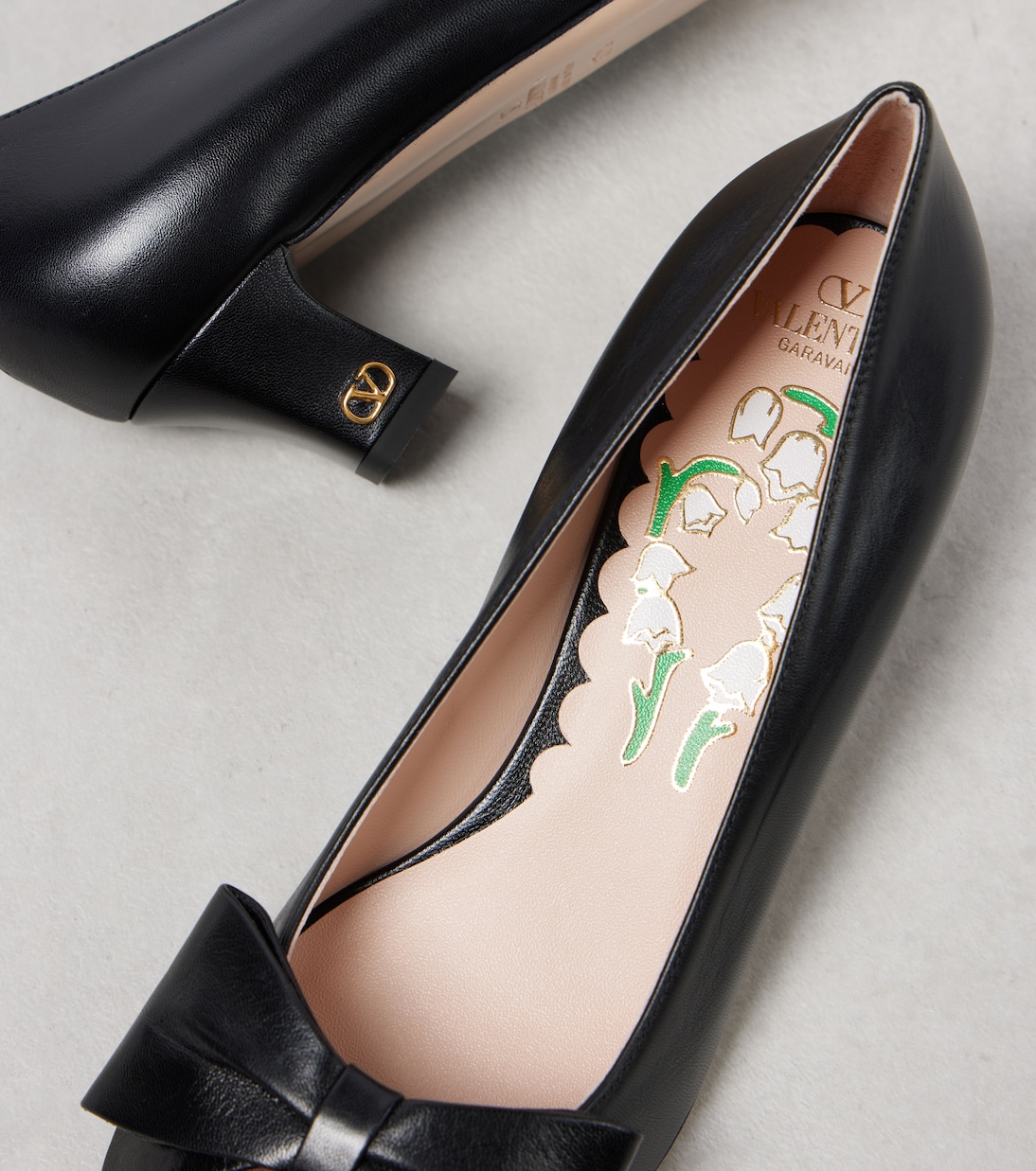 Escarpins Bowow 45 en cuir | Valentino Garavani
