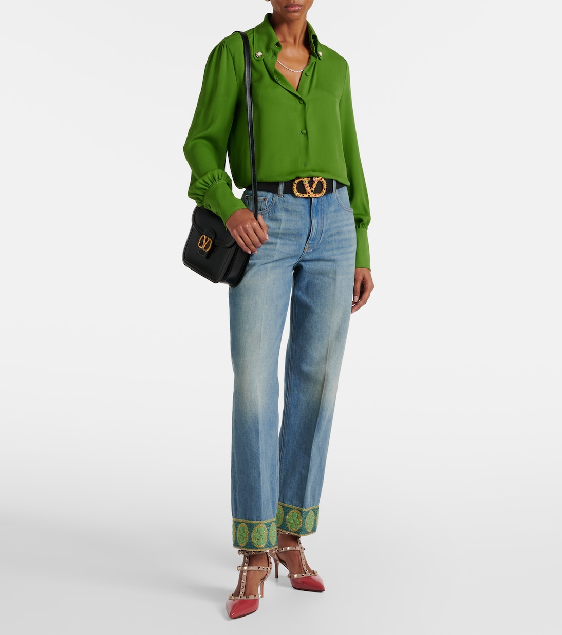 Pumps Rockstud 65 in vernice | Valentino Garavani