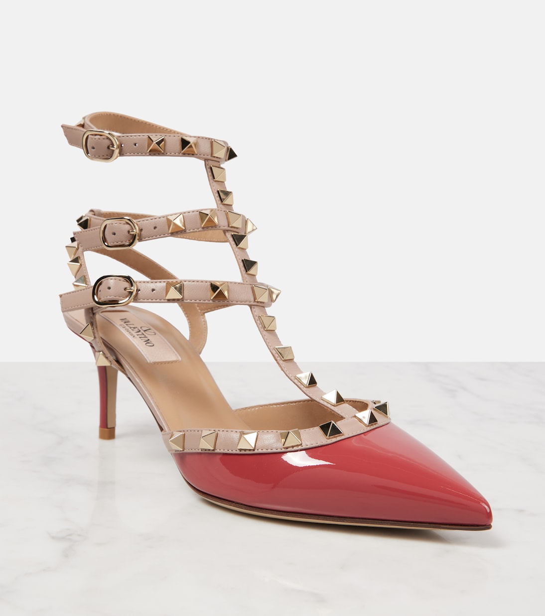 Pumps Rockstud 65 in vernice | Valentino Garavani