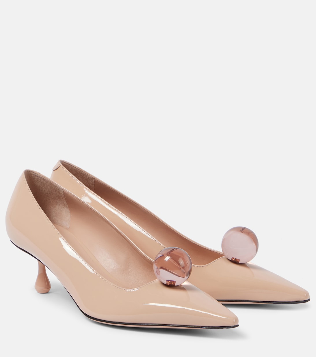 Orb 50 embellished patent leather pumps | Jimmy Choo