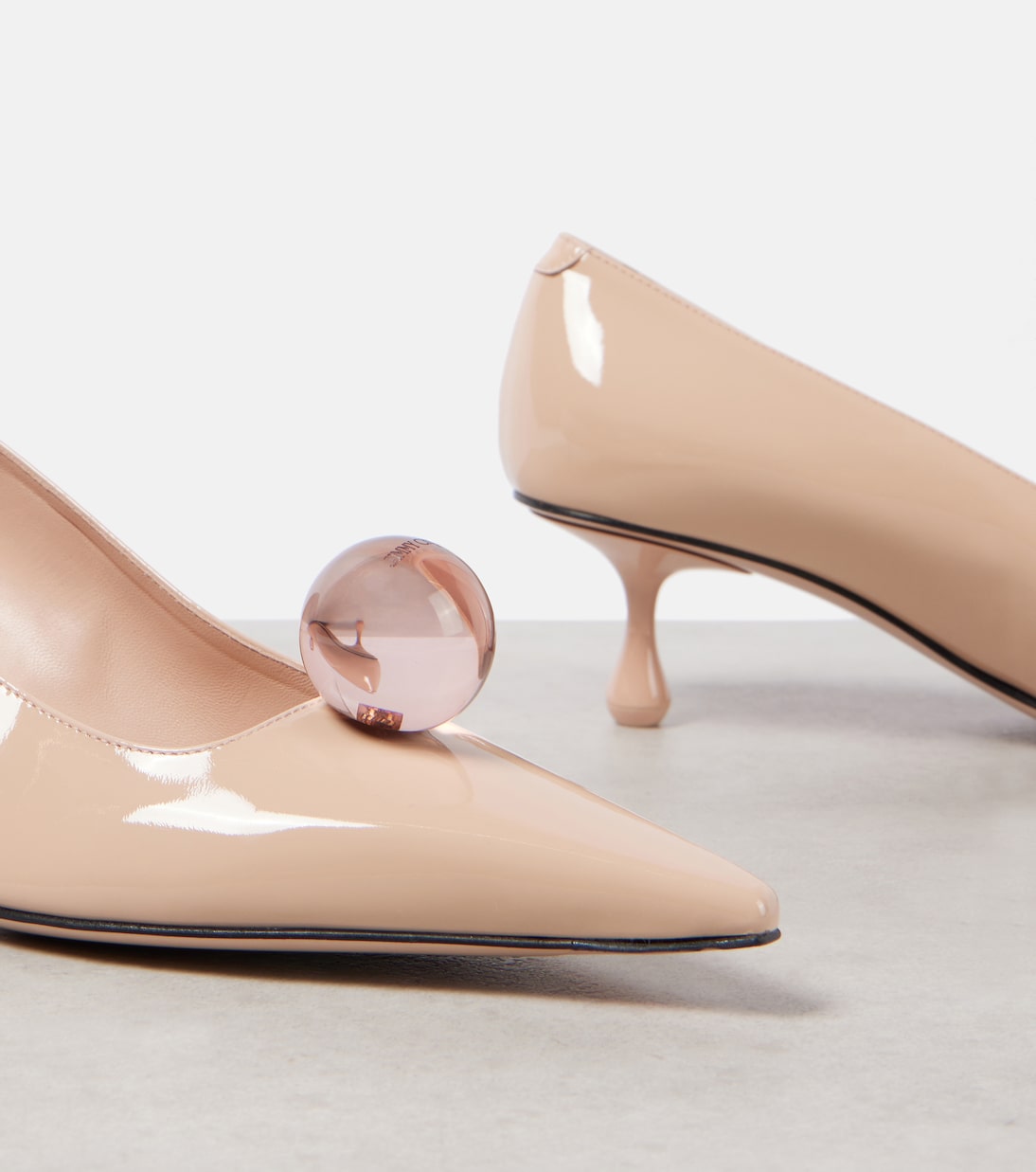 Orb 50 embellished patent leather pumps | Jimmy Choo
