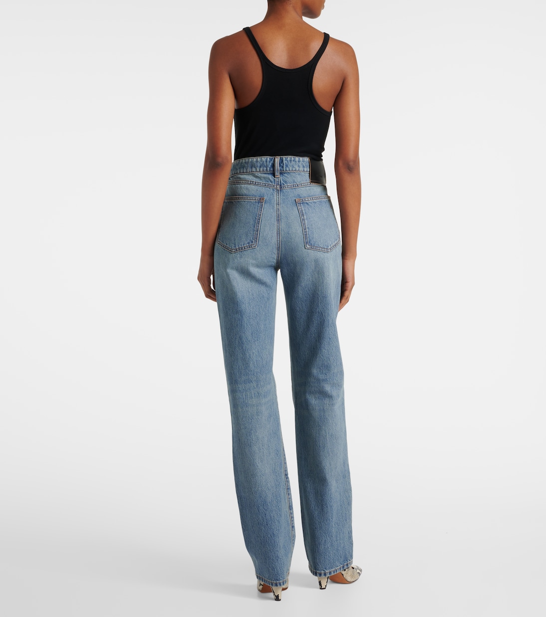 High-Rise Straight Jeans Tasso | Sportmax