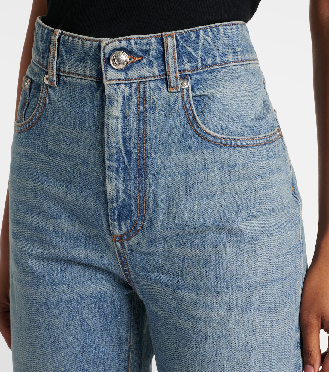 High-Rise Straight Jeans Tasso | Sportmax