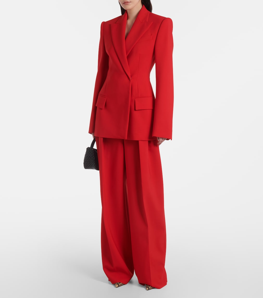 Pantaloni a gamba larga Abadan in canvas | Sportmax