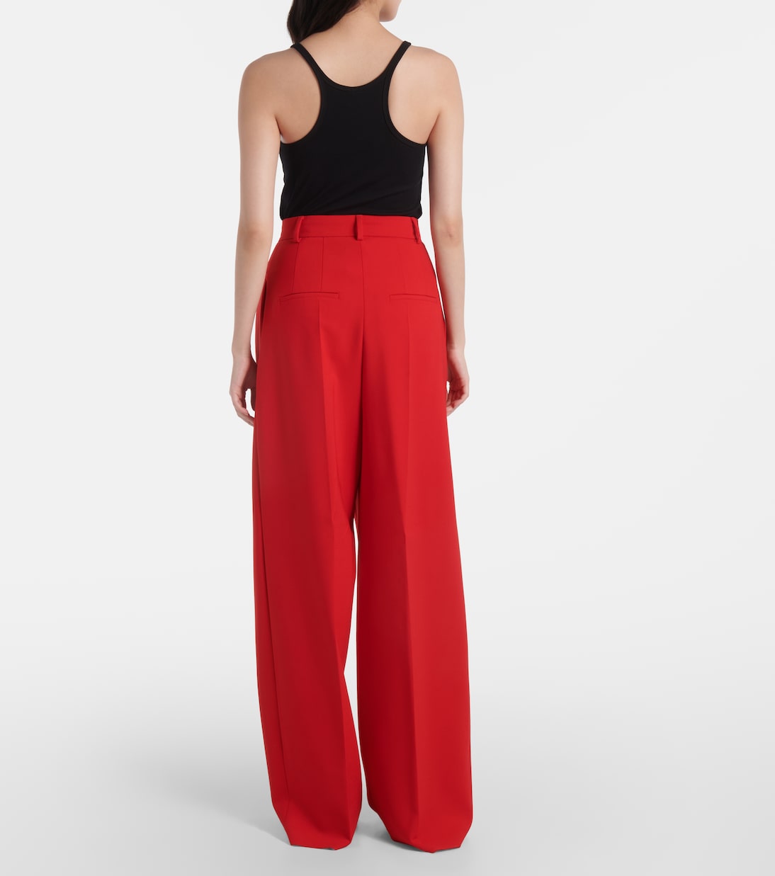 Pantaloni a gamba larga Abadan in canvas | Sportmax