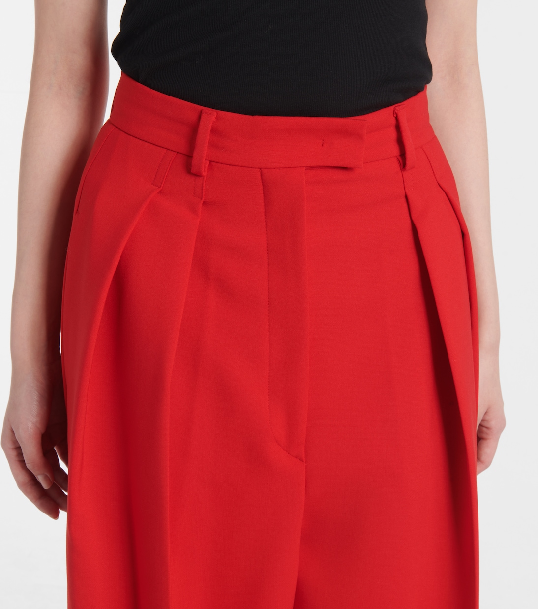 Pantaloni a gamba larga Abadan in canvas | Sportmax