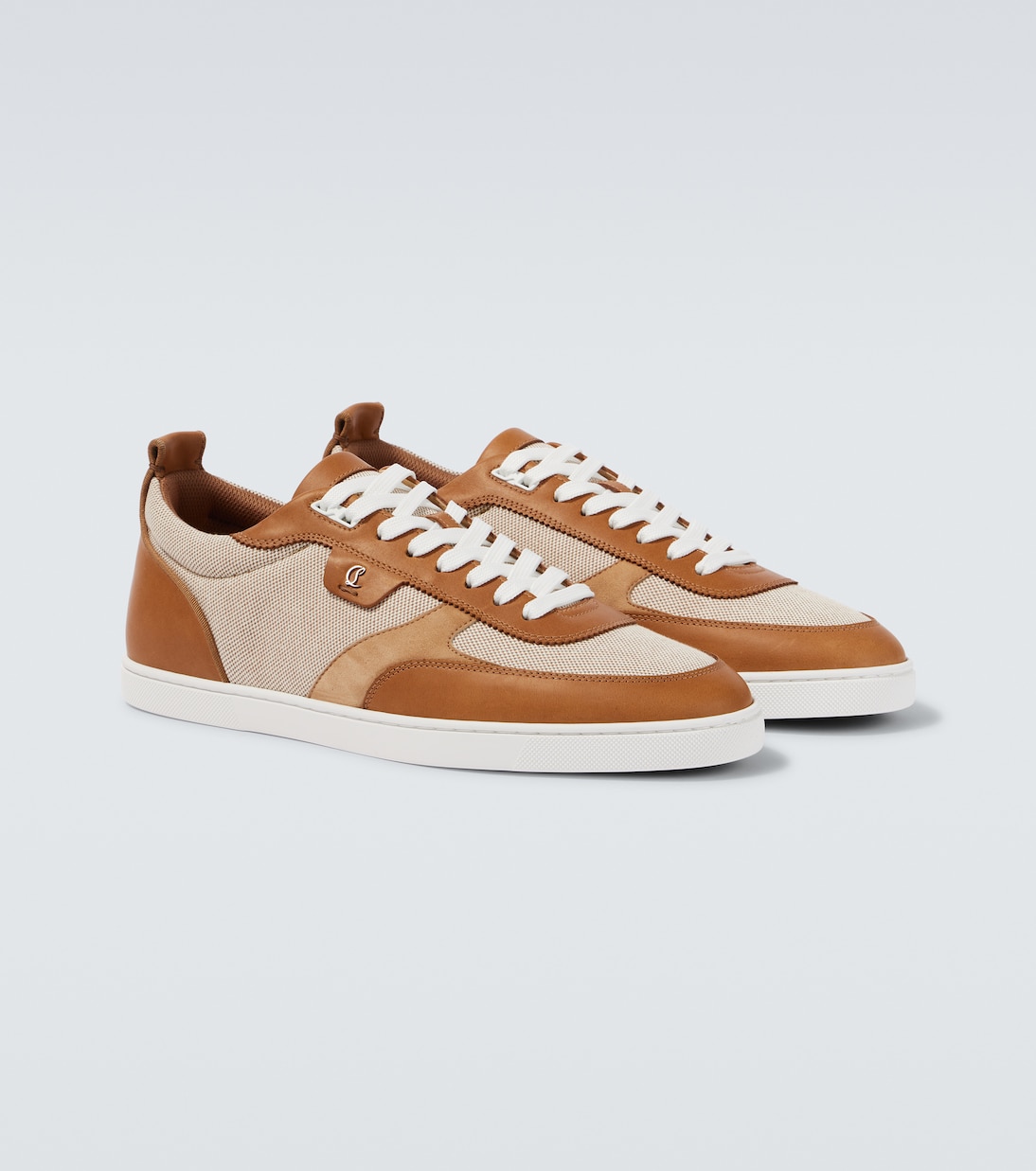 Tutti Rui leather-trimmed sneakers | Christian Louboutin
