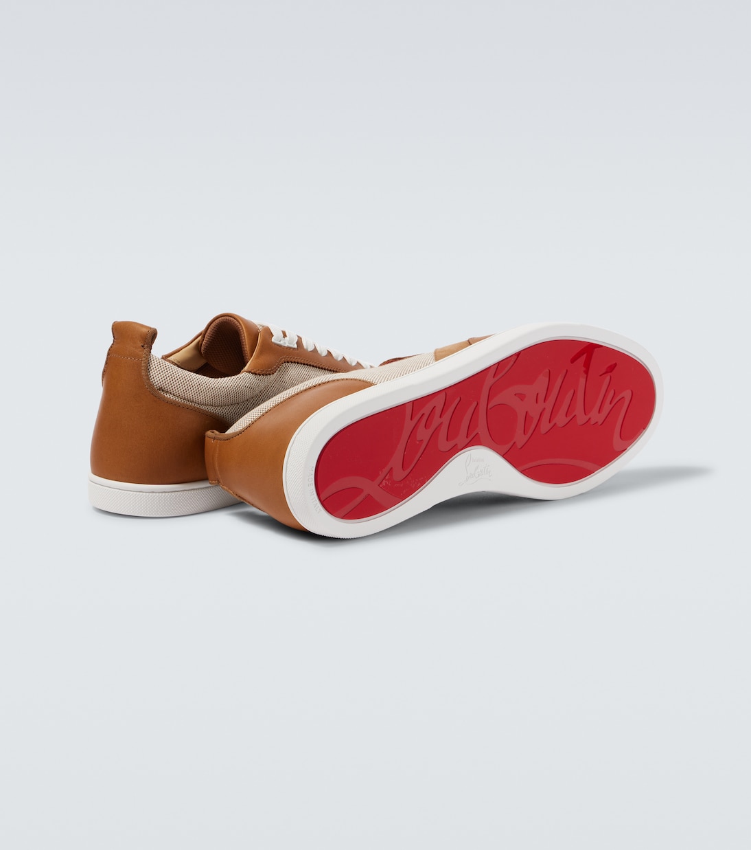 Tutti Rui leather-trimmed sneakers | Christian Louboutin