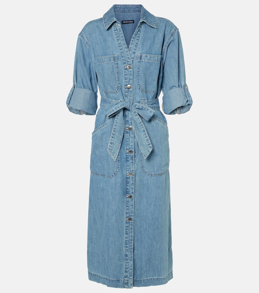 Robe chemise Evelyn en jean | Veronica Beard