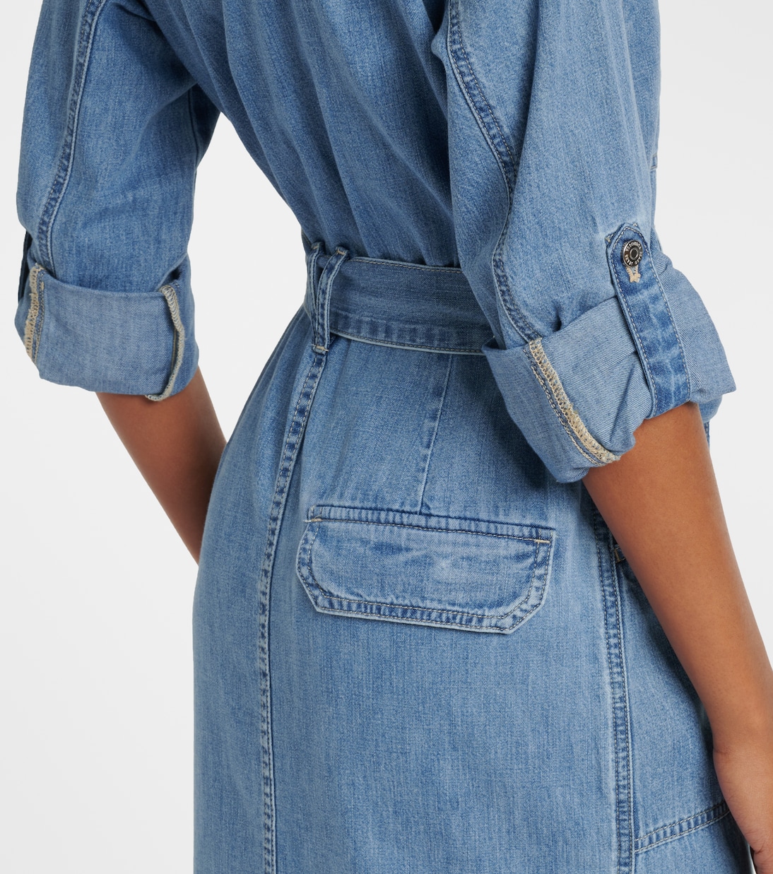 Robe chemise Evelyn en jean | Veronica Beard