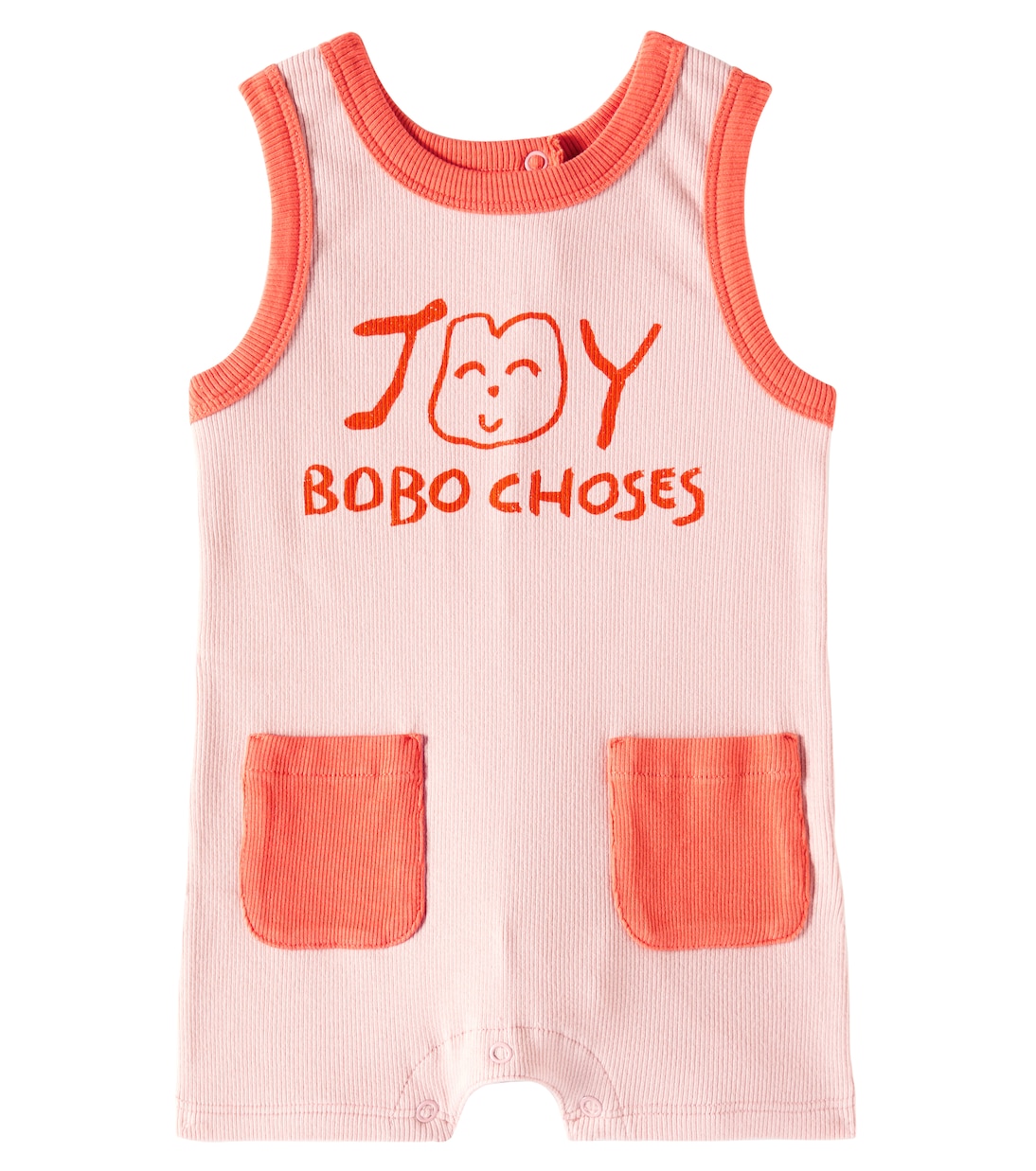 Baby printed cotton-blend playsuit | Bobo Choses