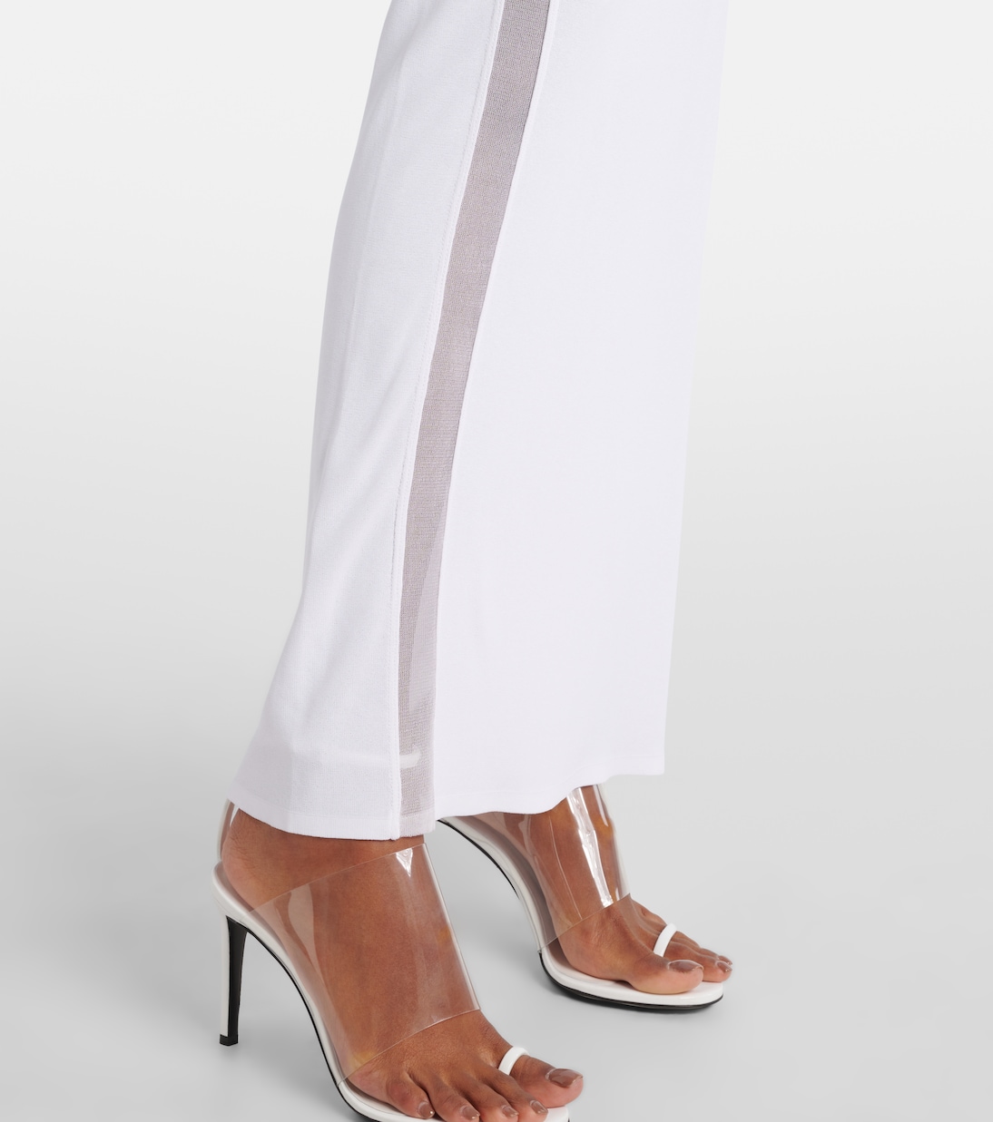 Maxikleid mit Mesh | Alaïa