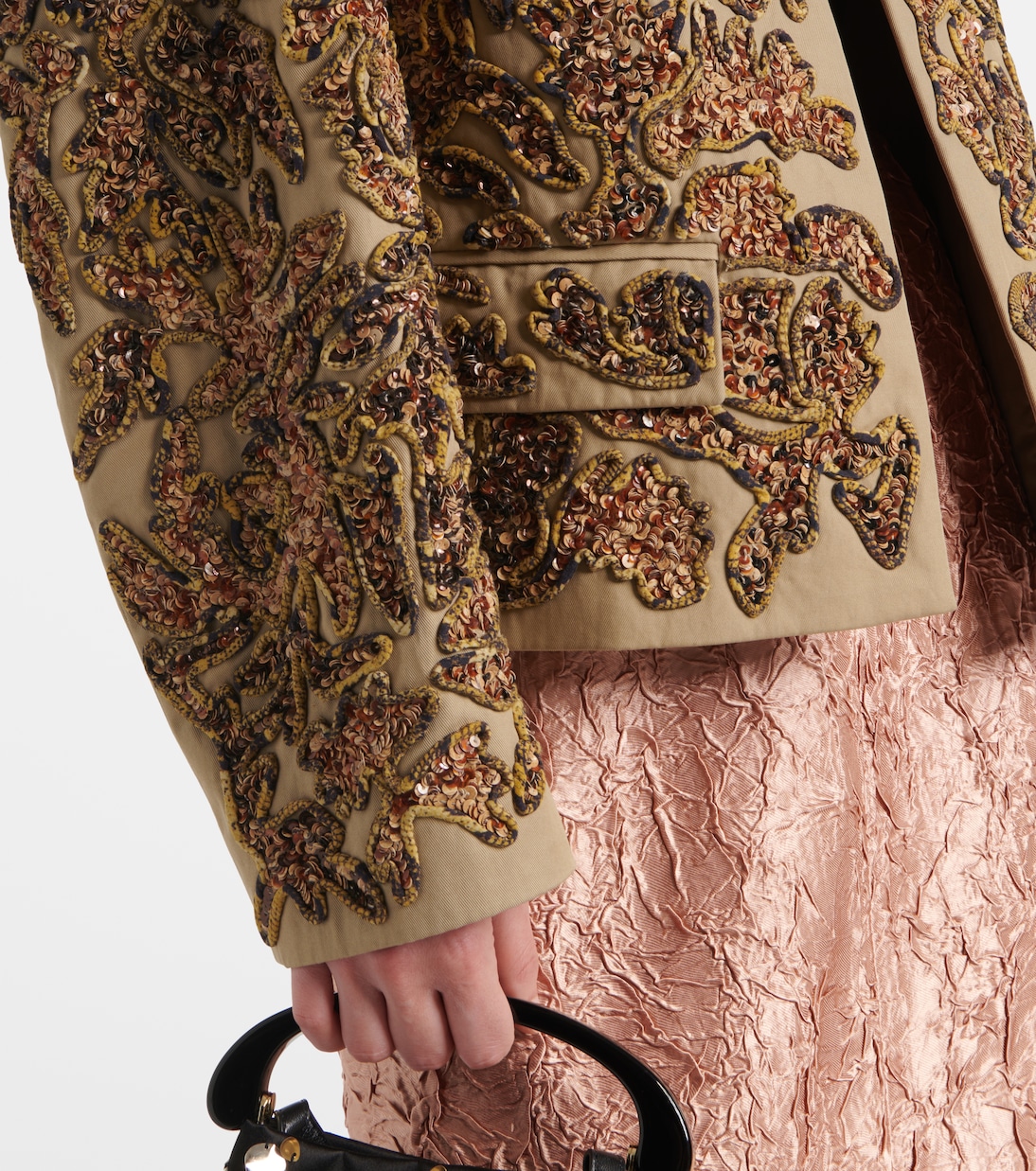 Sequined cotton jacket | Dries Van Noten