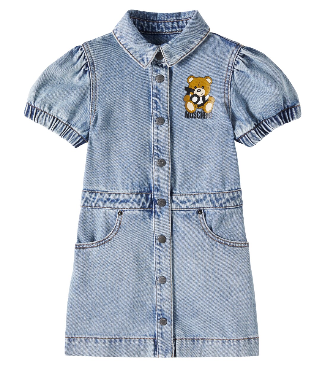 Robe Teddy Bear en jean | Moschino Kids
