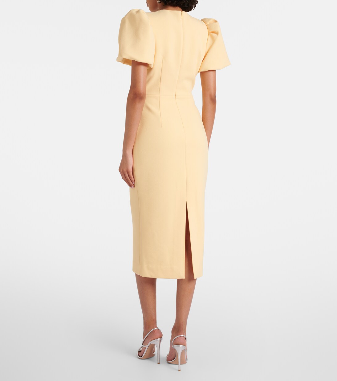 Robe midi Annabelle en crêpe | Rebecca Vallance