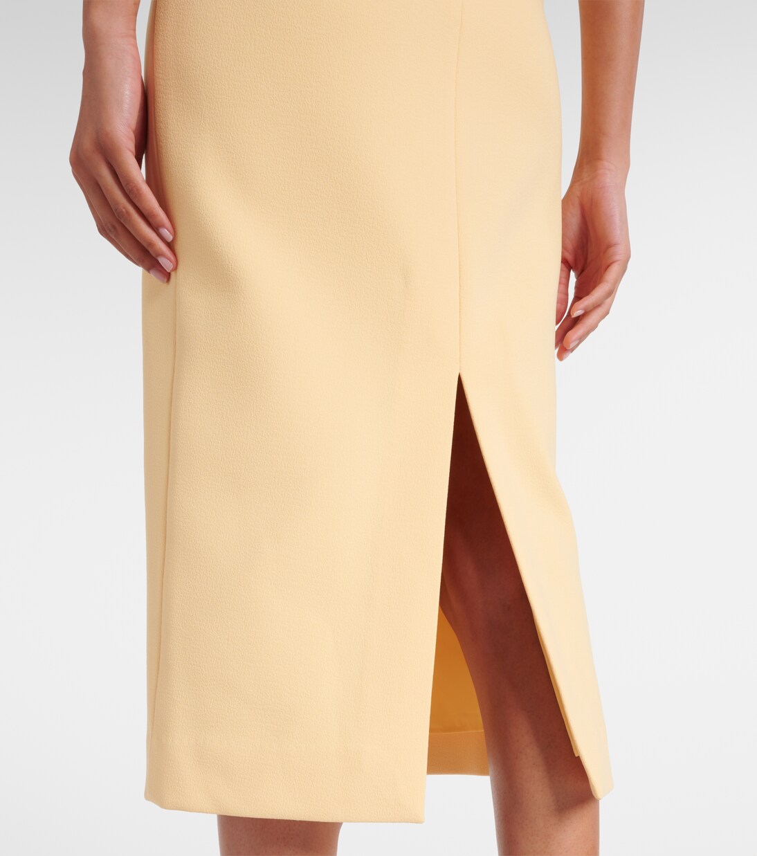 Robe midi Annabelle en crêpe | Rebecca Vallance