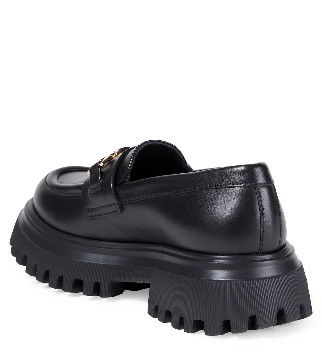 DG leather loafers | Dolce&Gabbana Kids