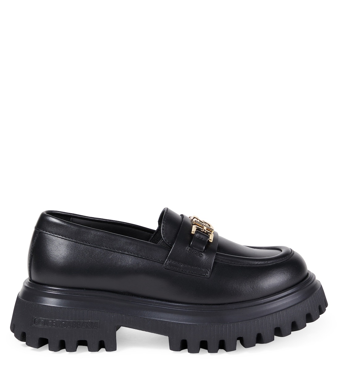 DG leather loafers | Dolce&Gabbana Kids