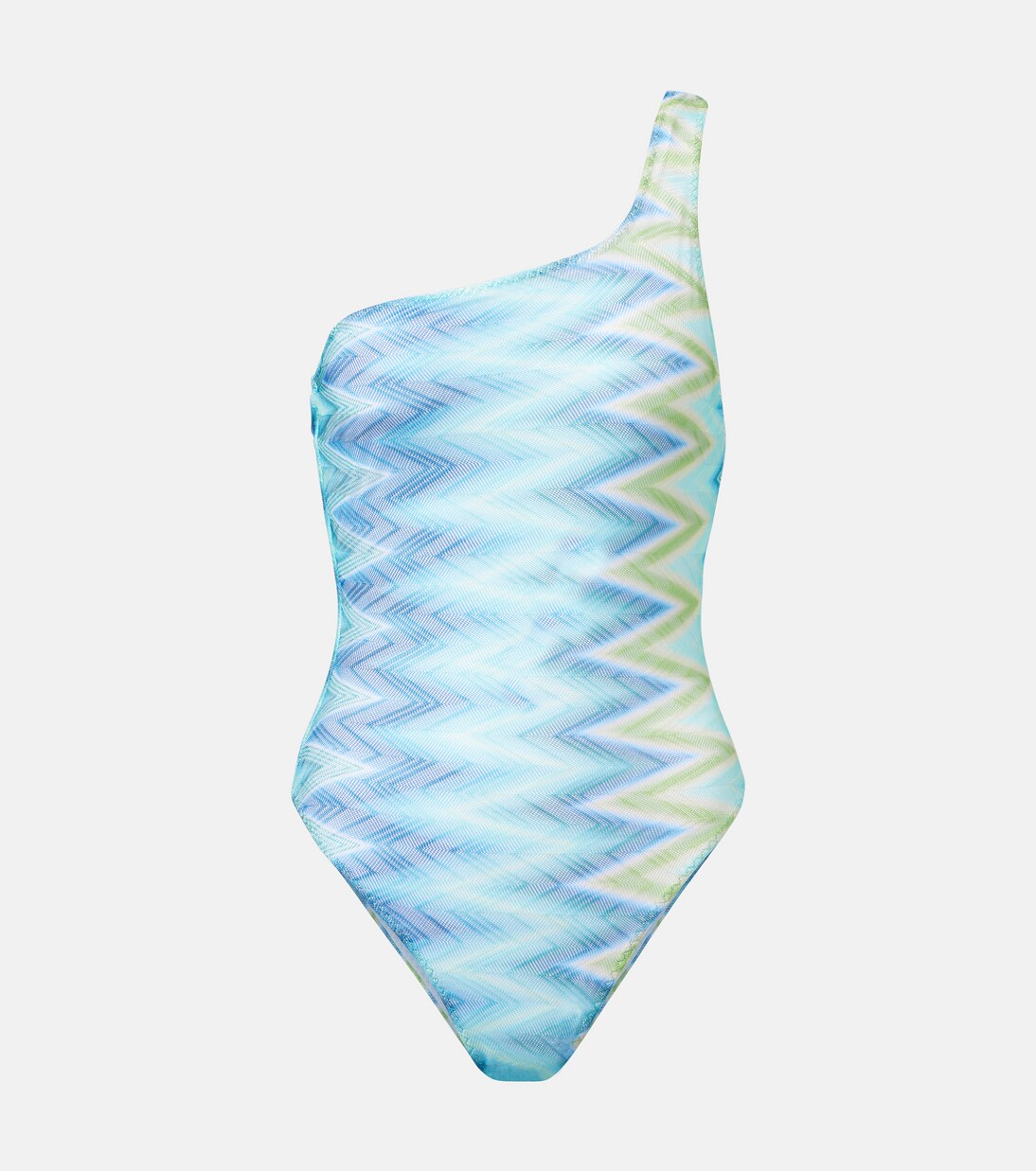 Zigzag one-shoulder swimsuit | Missoni