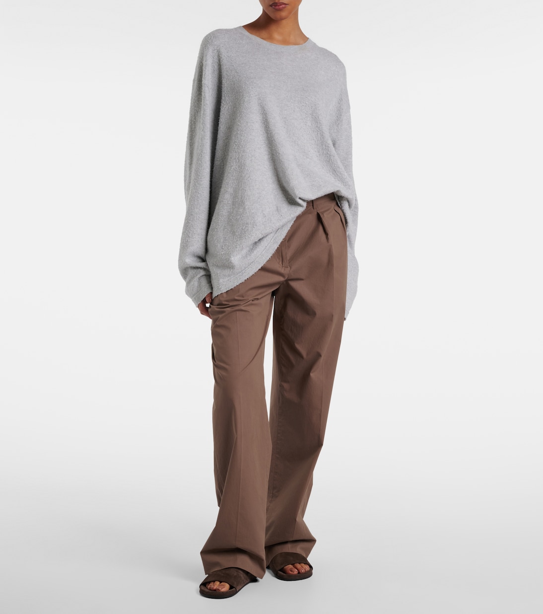 Hugh suede slides | The Row