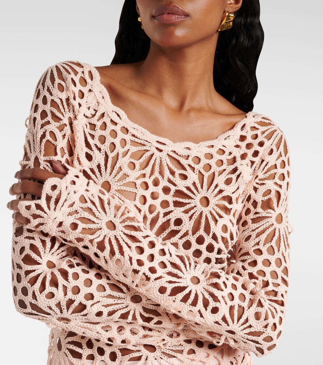 Top Raglan aus Häkelstrick | Norma Kamali