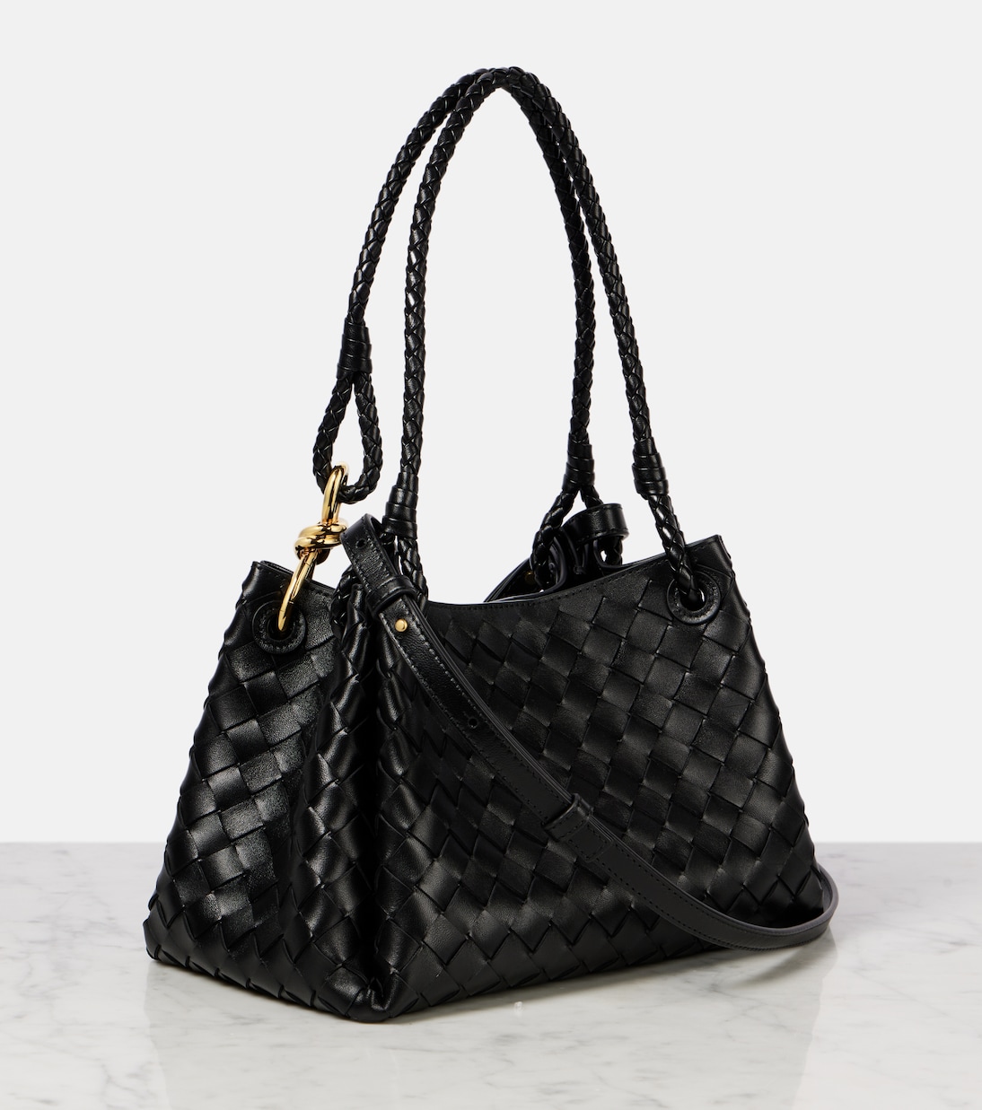 Parachute Medium Intrecciato leather tote bag | Bottega Veneta