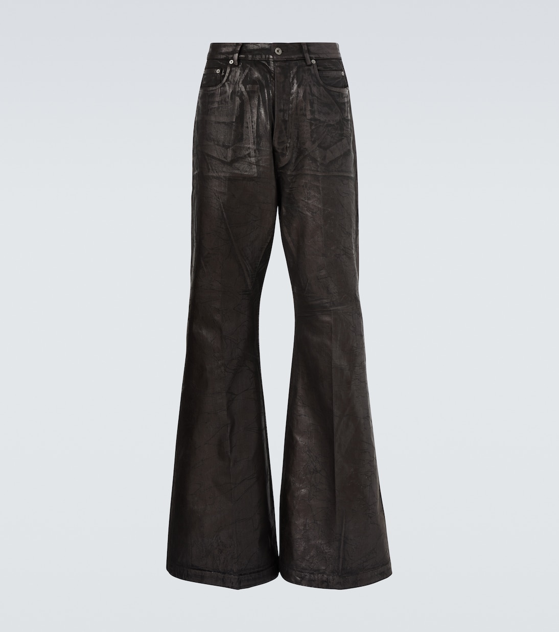 Coated wide-leg jeans | Rick Owens