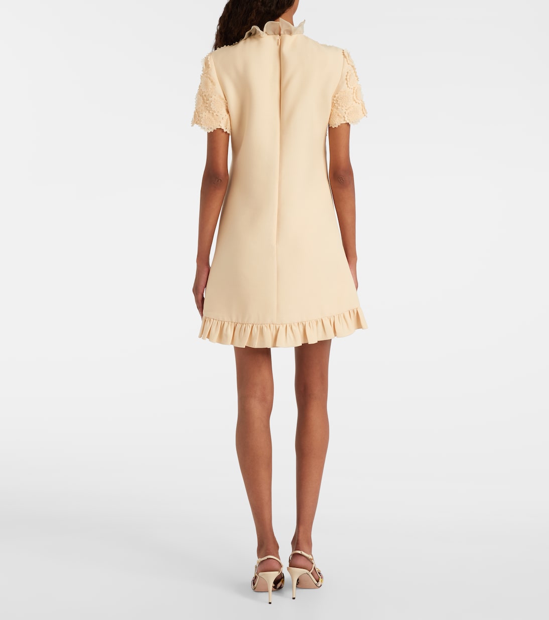 Crepe Couture embroidered minidress | Valentino