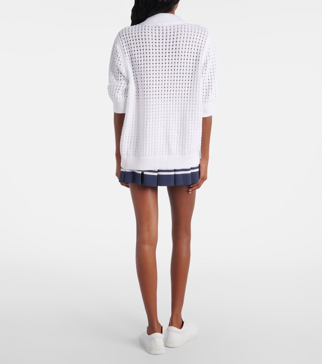 Ellie open-knit cotton cardigan | Varley