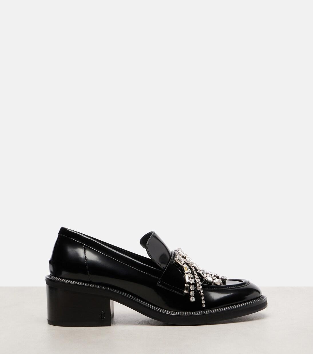 Tylor embellished leather loafer pumps | Jimmy Choo