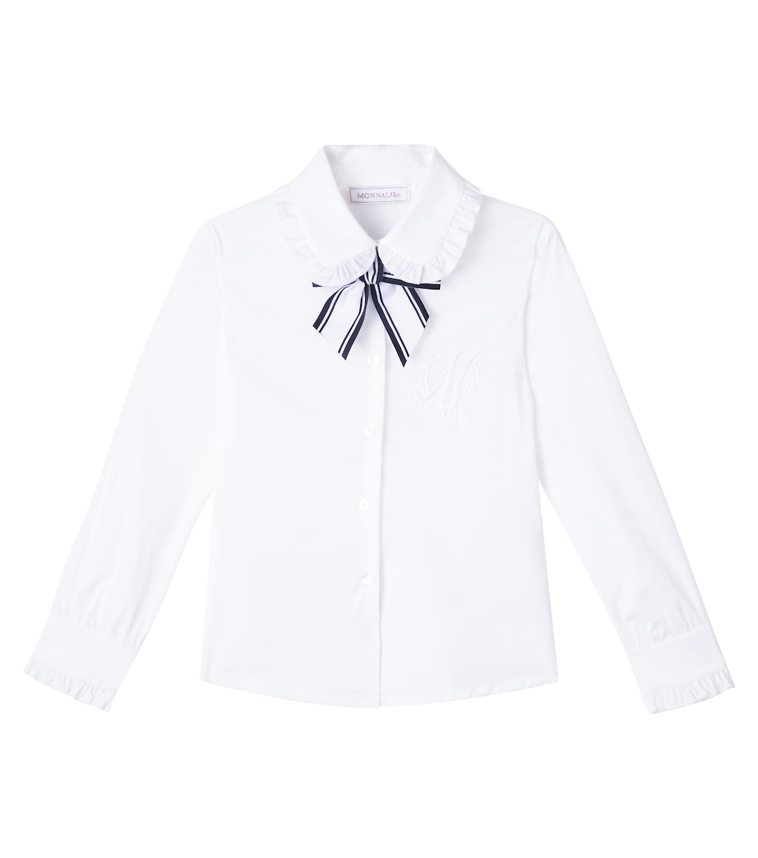 Cotton-blend top | Monnalisa