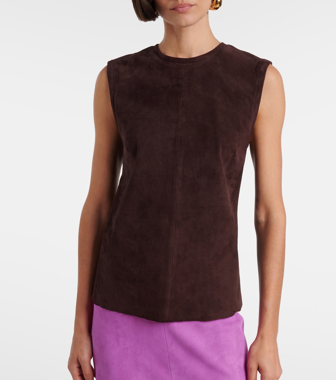 Top Miuccia in suede | Stouls