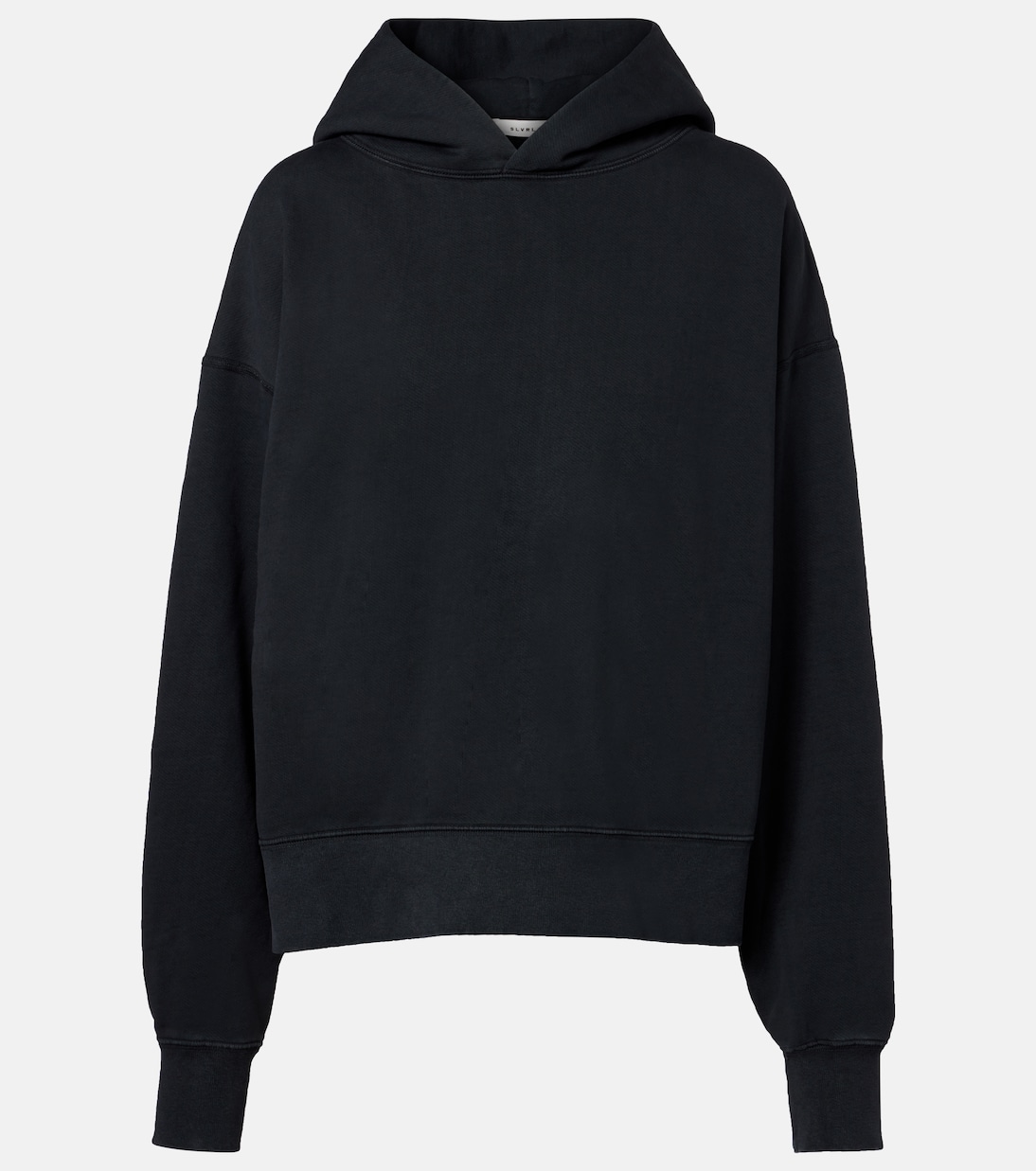 Relaxed cotton jersey hoodie | Slvrlake