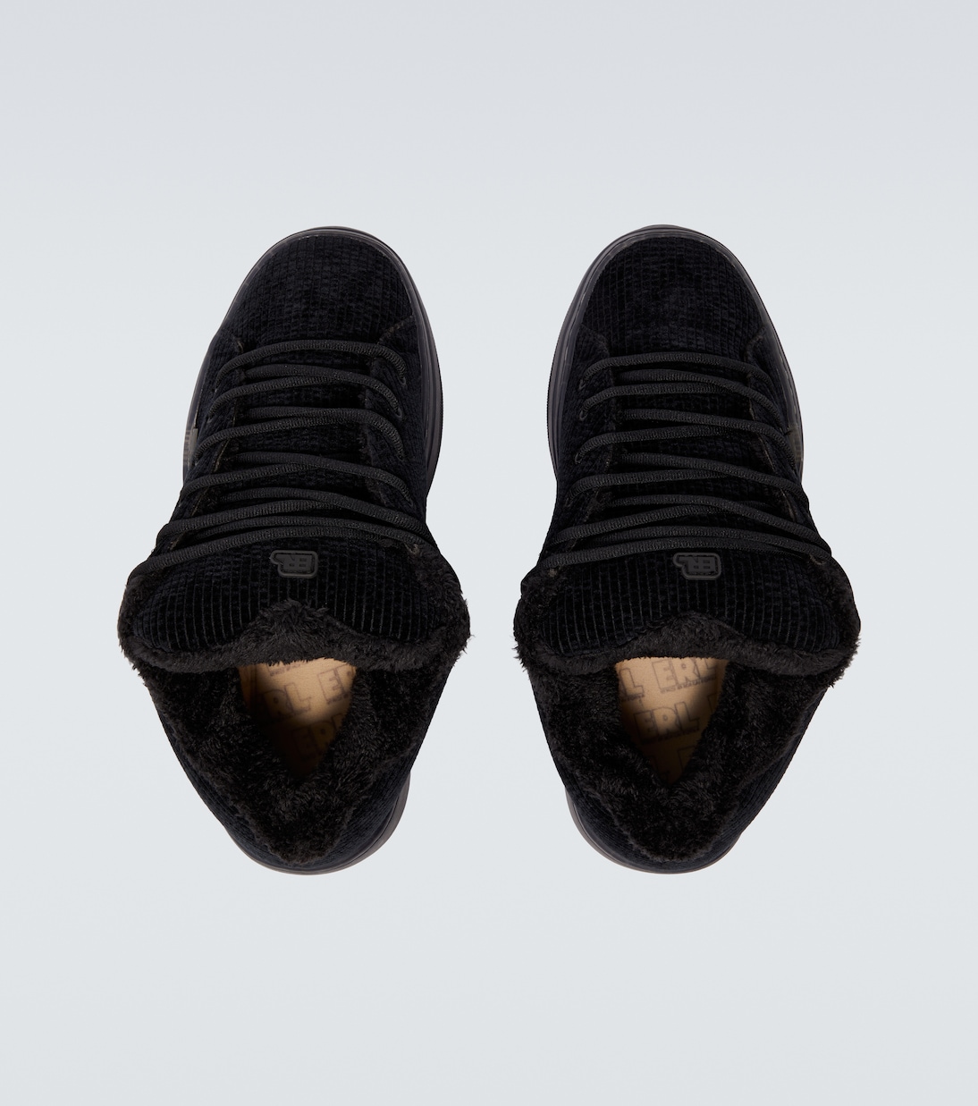 Zapatillas Vamp de pana con rizo | ERL