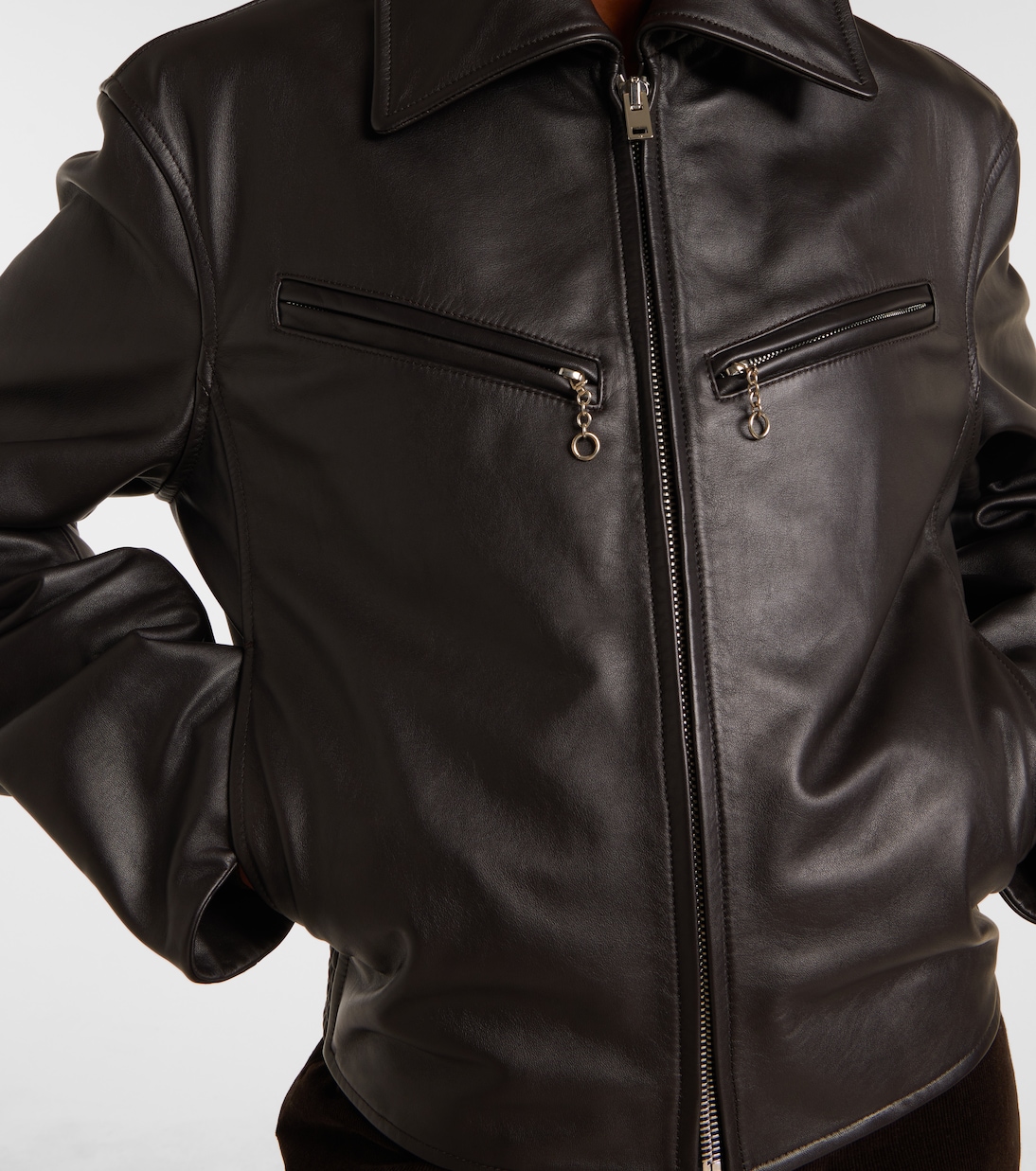 Leather jacket | Lemaire